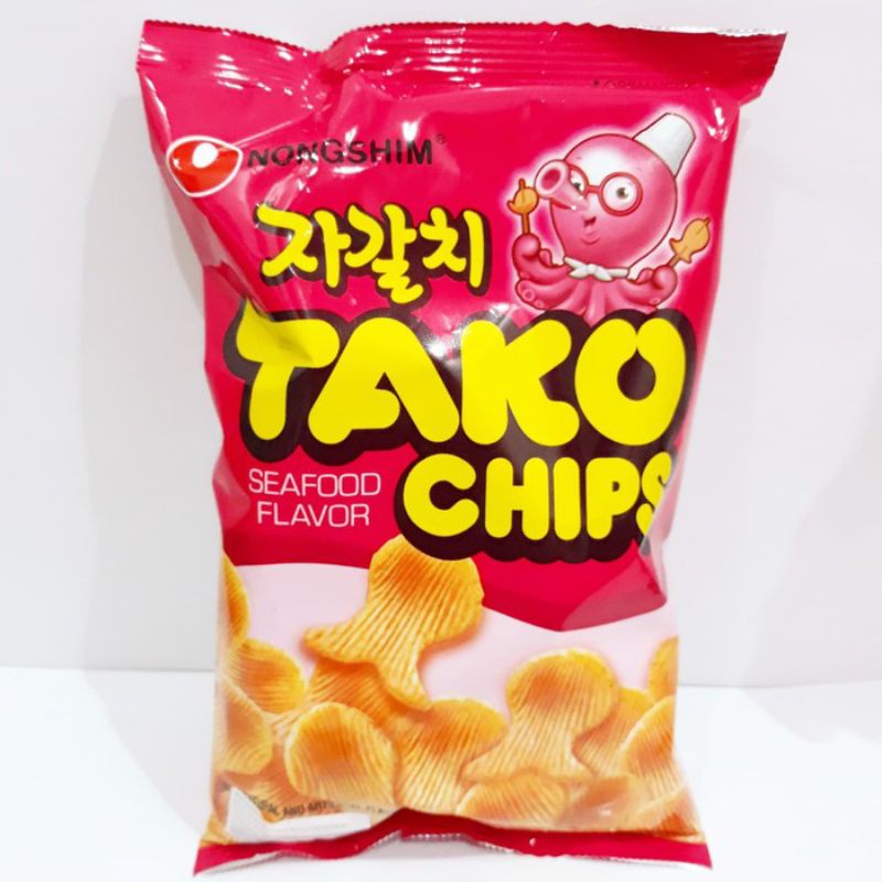 

(Nongshim Tako Chips / Snack KOREA SEAFOOD FLAVOUR)