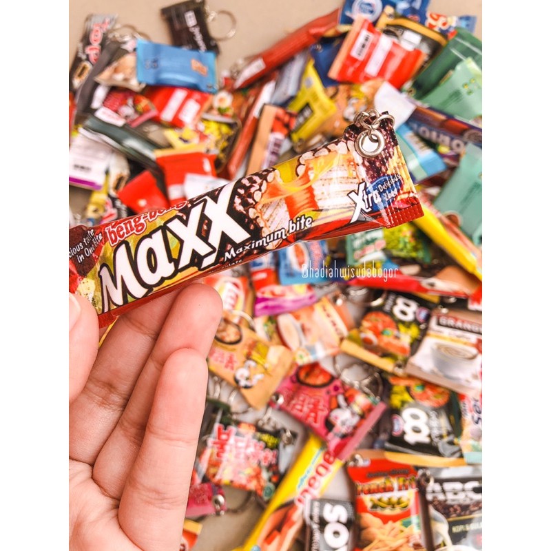 GANTUNGAN KUNCI SNACK | souvenir sovenir lucu unik miniatur ganci barang unik lucu grosir supplier-2