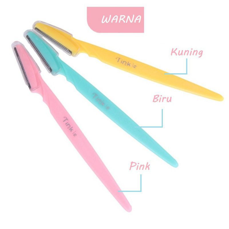 Satuan Eyebrow Razor / Pisau Alis Tinkle / Cukur / Pencukur / pengkerok alis