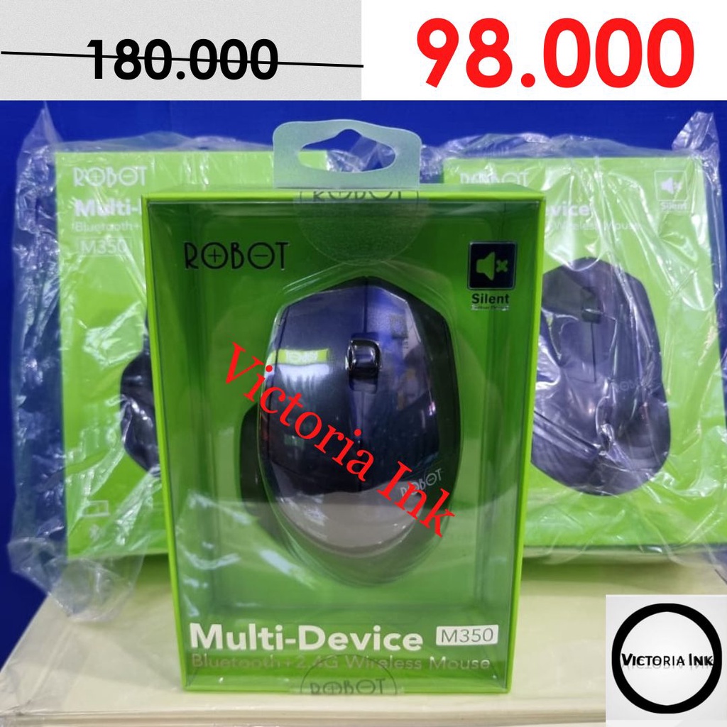 Mouse Wireless Murah Mouse Robot M350 M 350 Mouse Robot Wireless M350 Original Multi Device