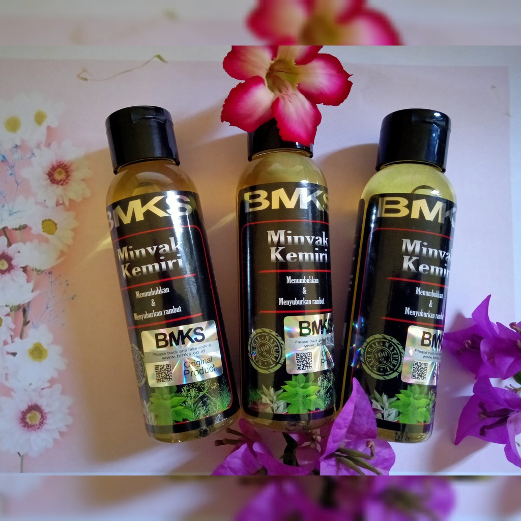 MINYAK KEMIRI BMKS ORIGINAL 100% MENYUBURKAN RAMBUT RONTOK