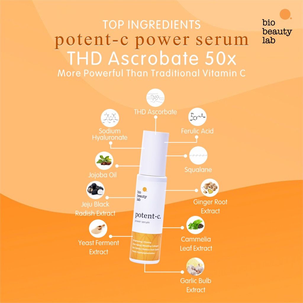 BPOM Phyto Power Essence Bio Beauty Lab Luxurious Acne Treatment Facial Oil Serum Potent C Vitamin C