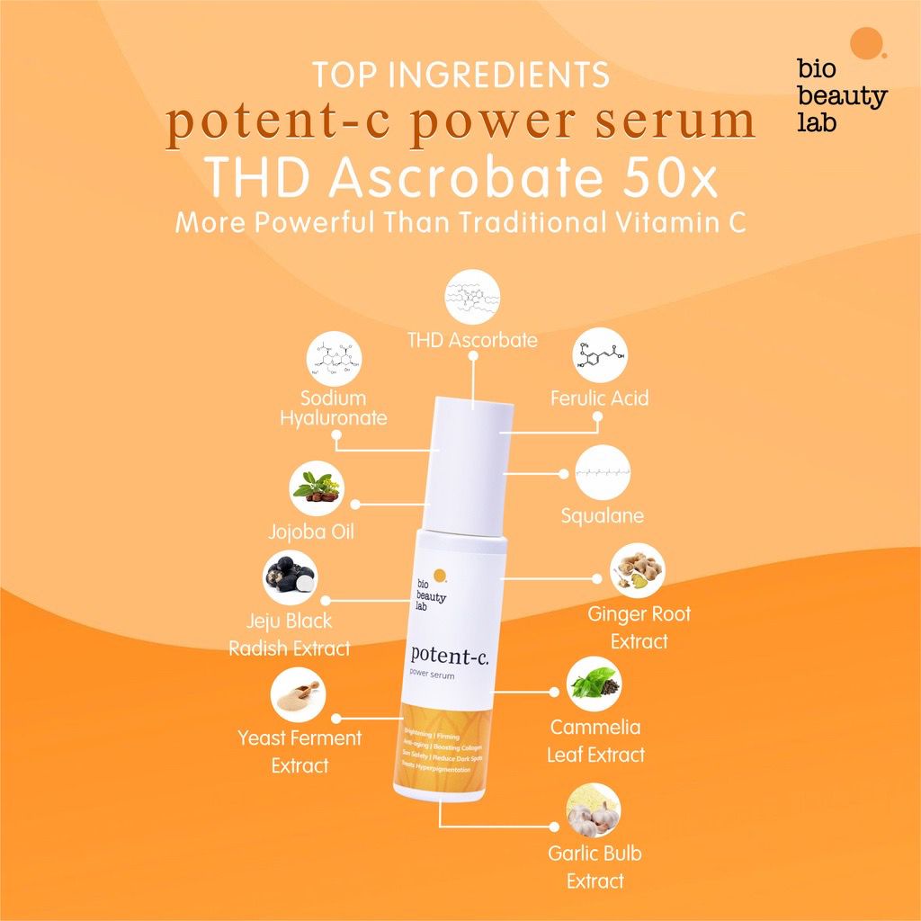 BPOM Bio Beauty Lab Luxurious Acne Treatment Facial Oil Serum Potent-C 5ml 10ml 20ml Serum Glowing Serum Jerawat Essence Phyto Potent C Serum Biobeautylab