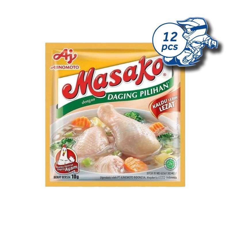 

Ajinomoto Masako Kaldu Ayam / Sapi Sachet (isi 12 pcs)