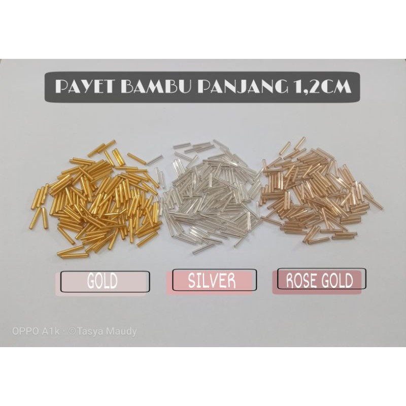 MANIK PAYET BAMBU PANJANG POLOS ,PLINTIR /SPIRAl±450gr BAHAN CRAFT *KODE 1 114*