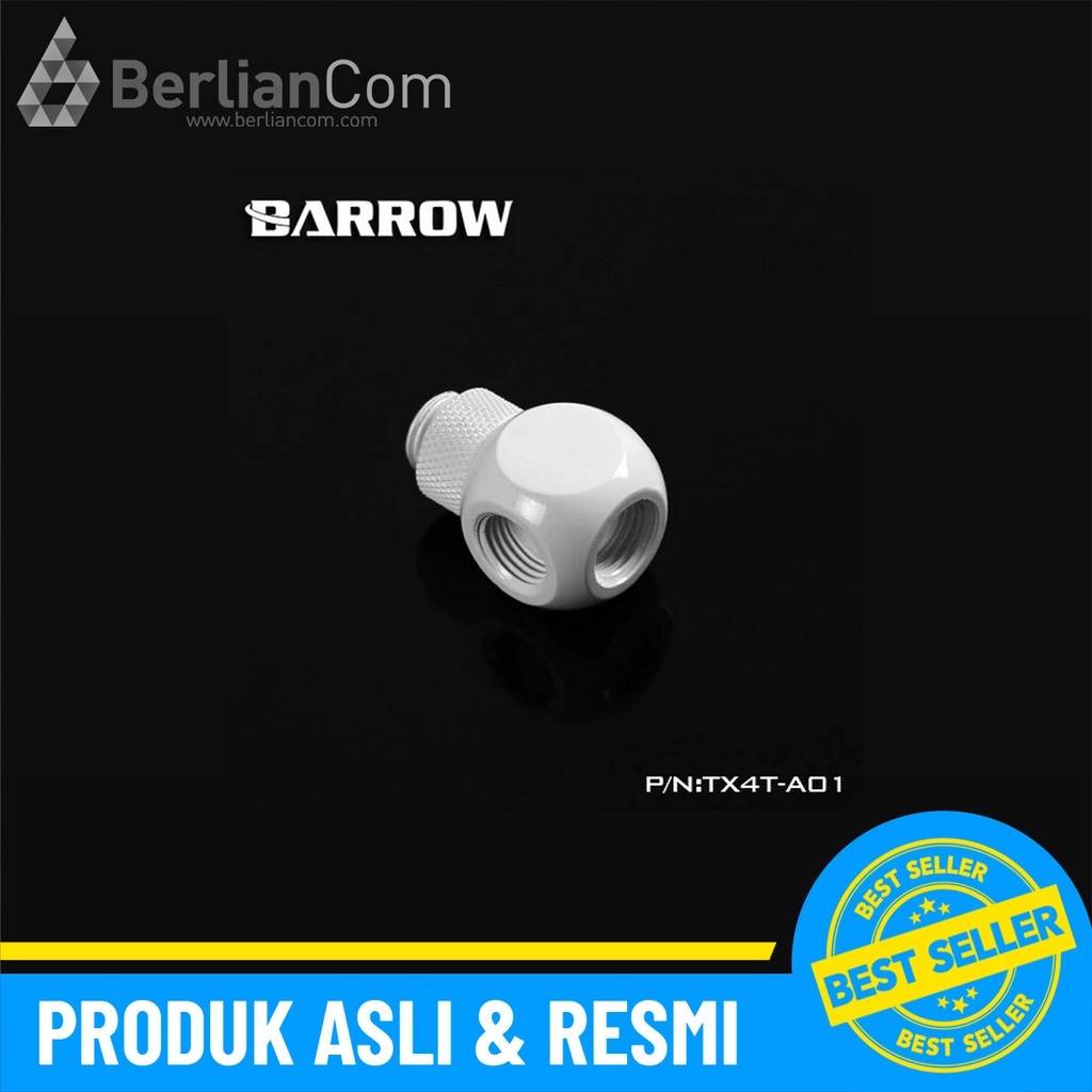 BARROW TX4T-A01 Rotary Cube Tee - 4 Way Splitter White