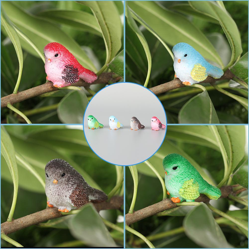 Patung Burung Miniatur Nanas Dekorasi Rumah Perlengkapan Berkebun Baking Patung Mini Fairy Garden Mini Bird Micro Ornamen