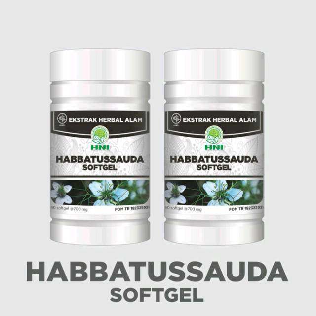 Obat Minyak habbatussauda softgel HNI HPAI - 100% ORIGINAL isi 60 softgel