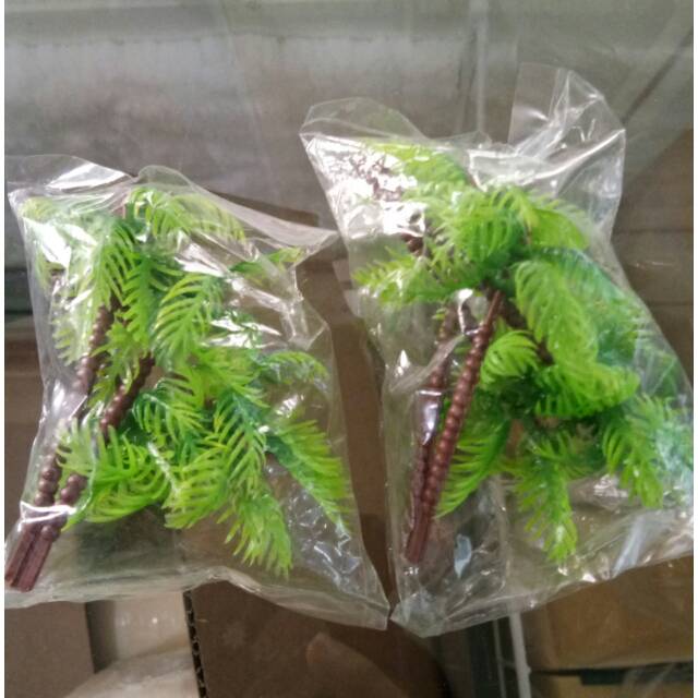 Topper pohon kelapa kecil isi 2