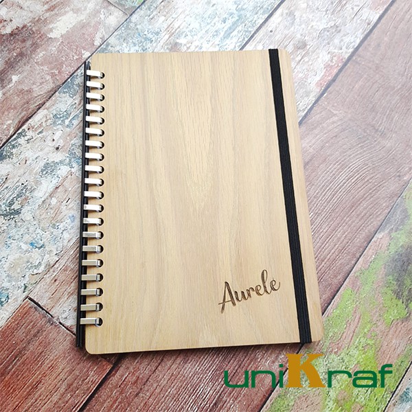 

Sketchbook / Notes / Journal / Buku Catatan Refillable Cover Kayu - A5