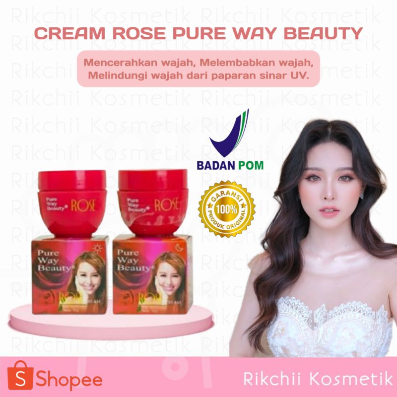Cream Rose Pure Way Beauty 100% Original Bpom / Cream/ Cream Rose Original / Cream Rose Bpom / Cream
