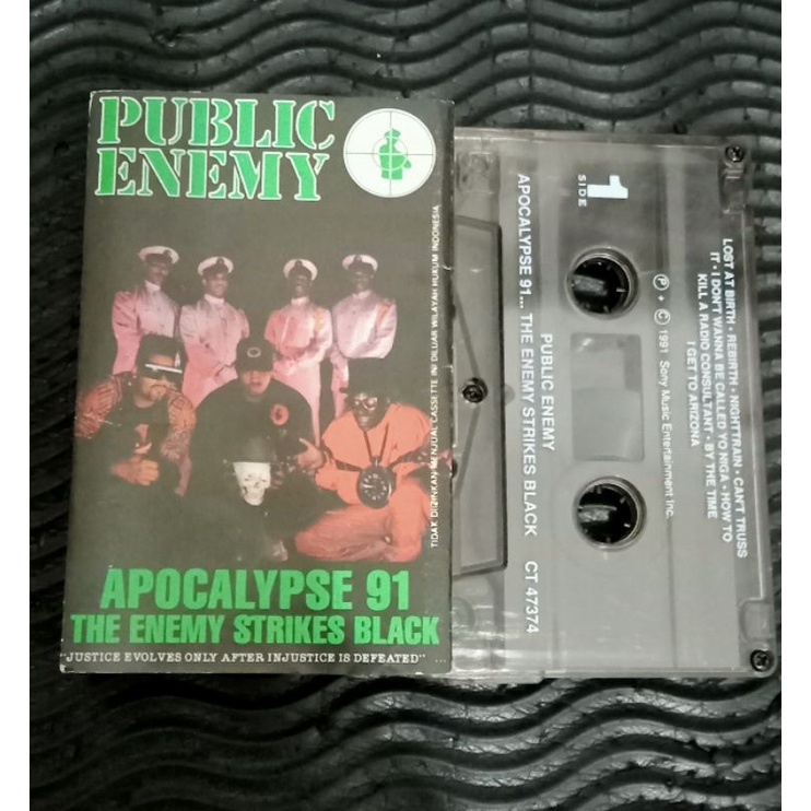 Kaset Public Enemy - Apocalypse 91 the enemy strikes back - rap