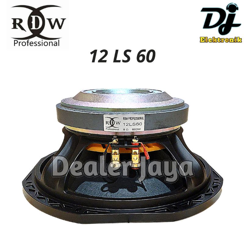 Speaker Komponen RDW 12 LS 60 / 12 LS60 / 12LS60 - 12 inch