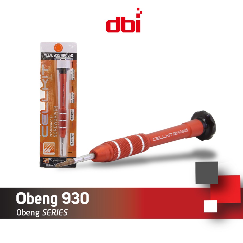 Obeng Single Magnetik CELLKIT 930 (+) 2,0