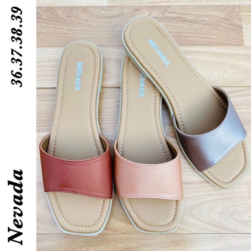 sandal slip nevada warna geser~~~