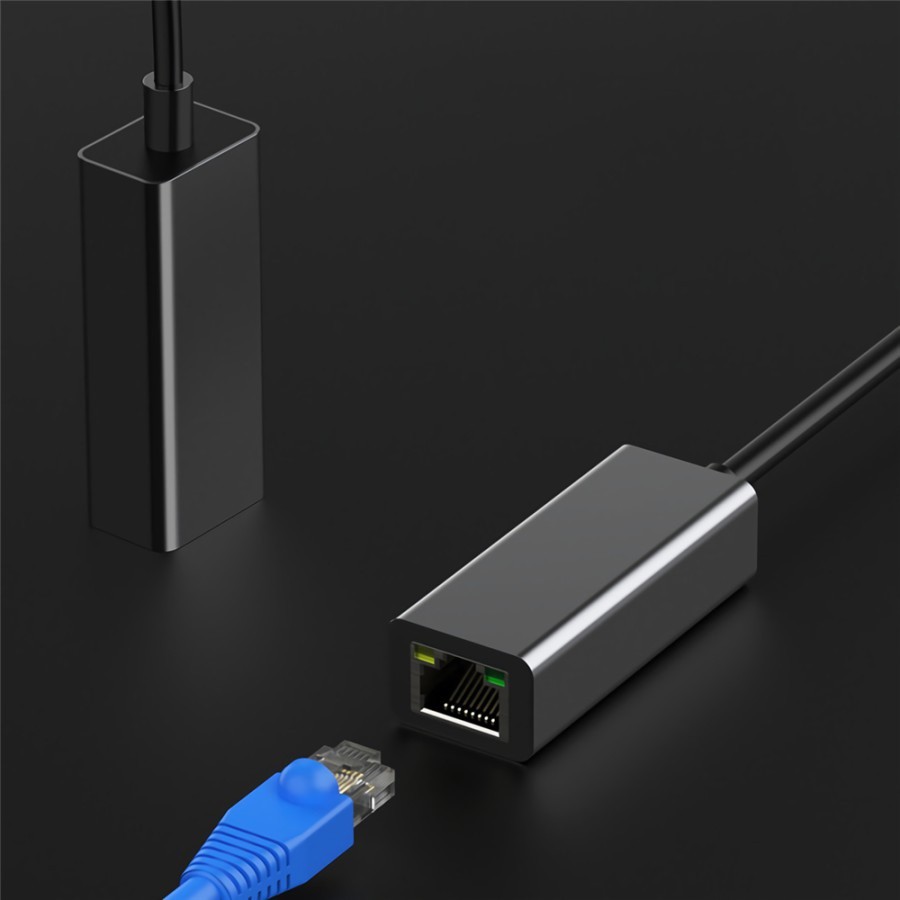 Wiwu Kabel Adapter Konektor Rj45 Ke Usb Tipe-C Untuk Pc / Notebook