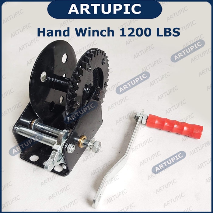 Hand Winch 1200 LBS Handwinch Katrol Kerekan Tangan Pengatur Jalur Nipple Dan Sebagainya