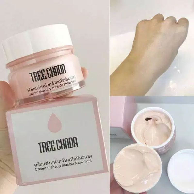 (READY) TREECHADA Cream Makeup Muscle Snow Light Thailand Base Makeup Primer