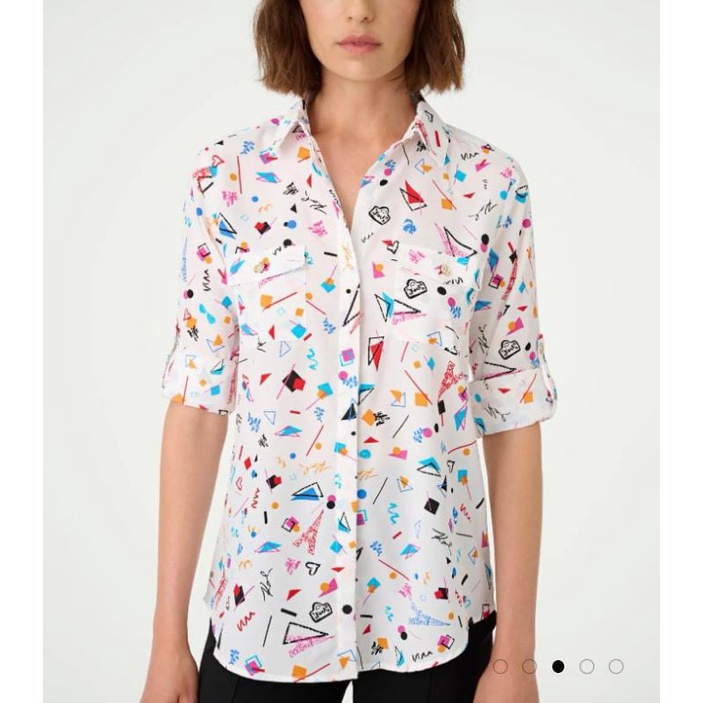 Karl Lagerfeld whimsical blouse