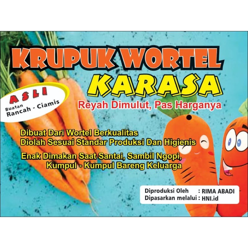 

kerupuk Wortel