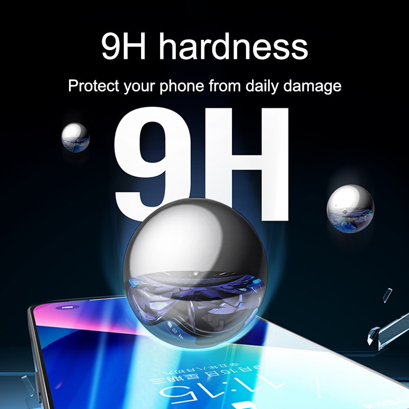 Tempered Glass Full HD Myroots For Iphone 15 14 13 12 11 Pro Max Plus - XS Max XR XS X 7 8 Plus 6 SE 2022 - Anti Gores Kaca Screen Guard Protector