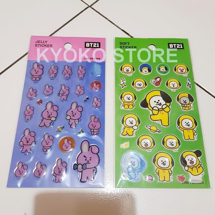 Stiker BT21 BTS Official LINE STICKER