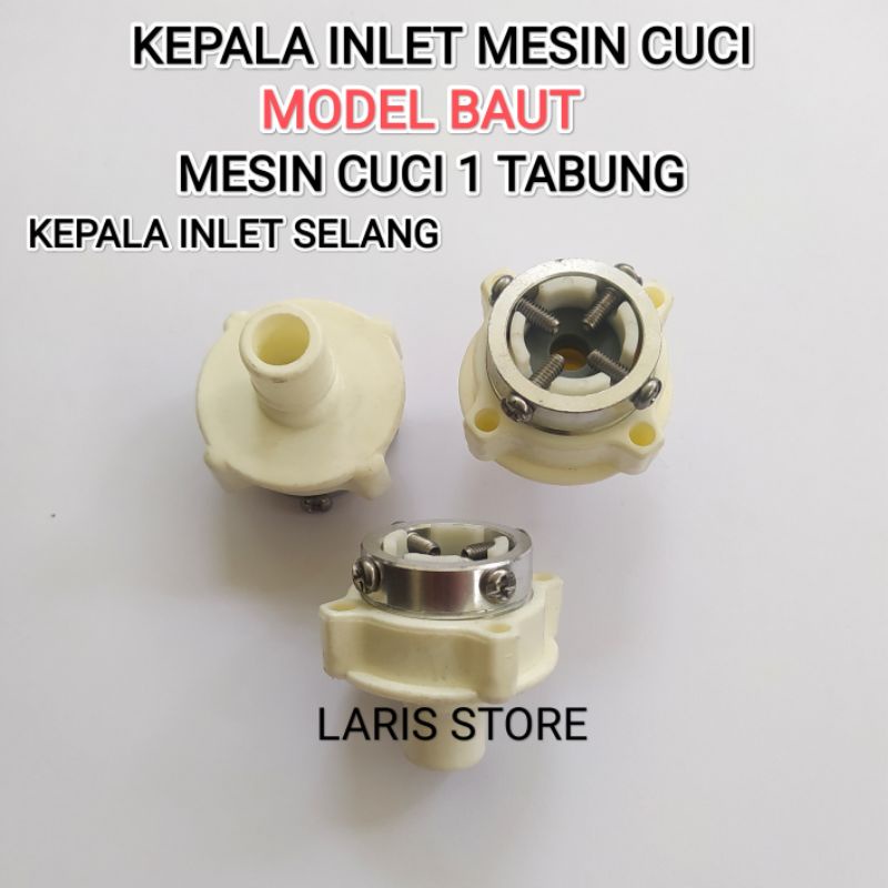 KEPALA SELANG AIR INLET MODEL BAUT MESIN CUCI 1TABUNG MULTI SEMUA MERK