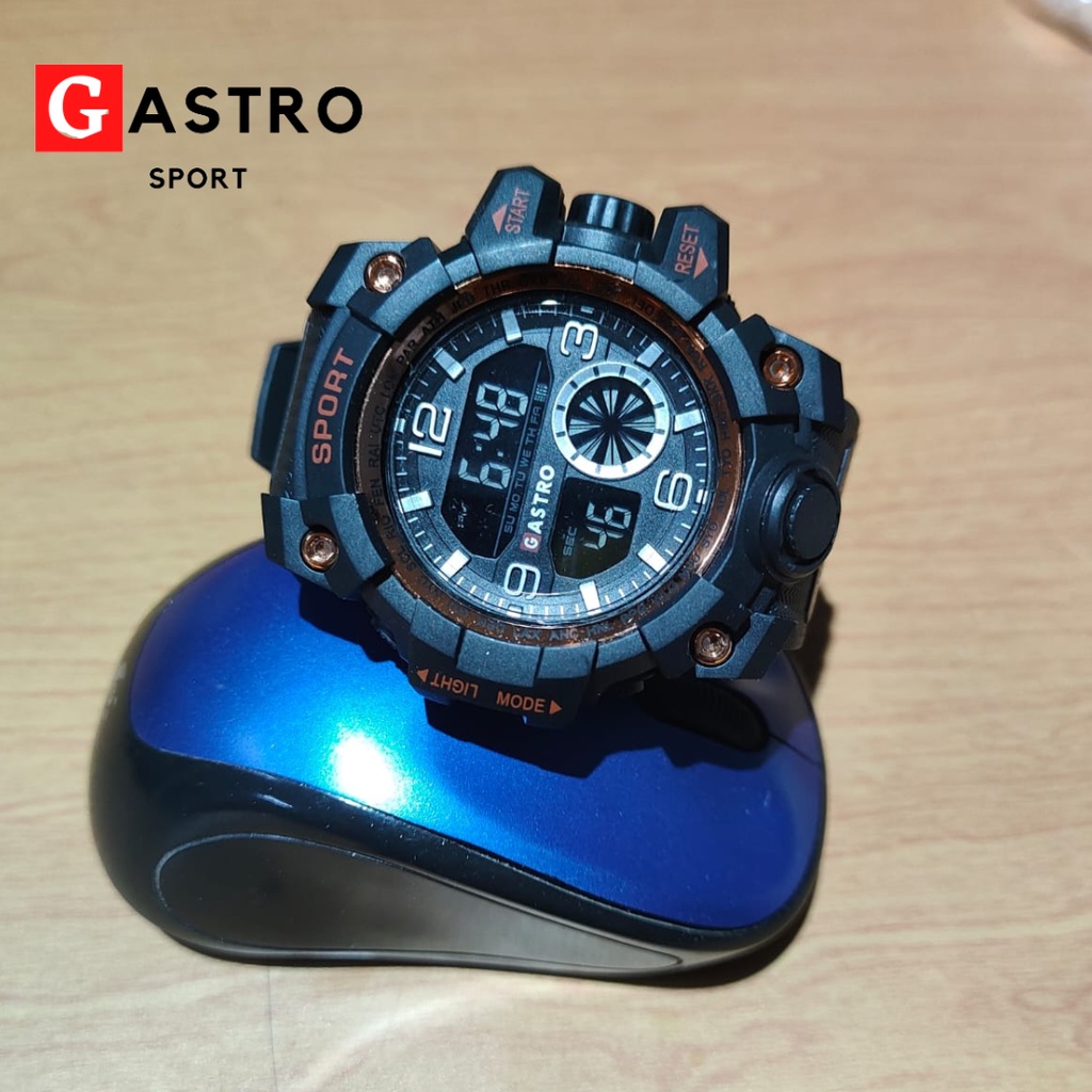 Jam Tangan Digital Gastro Sport Jam Tangan Olahraga Cowok Dewasa Anti Air