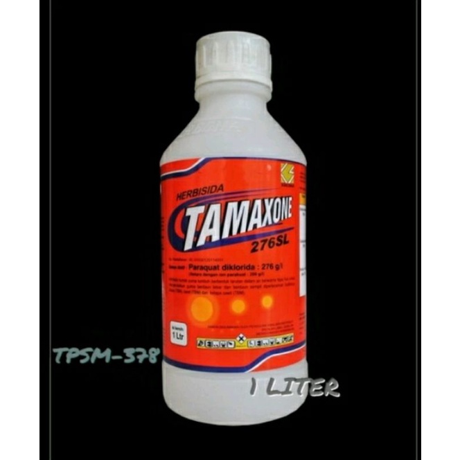TAMAXONE 276 SL Herbisida Bahan Aktif : PARAQUAT DIKLORIDA 276 g/l Produk Kemasan 1 Liter