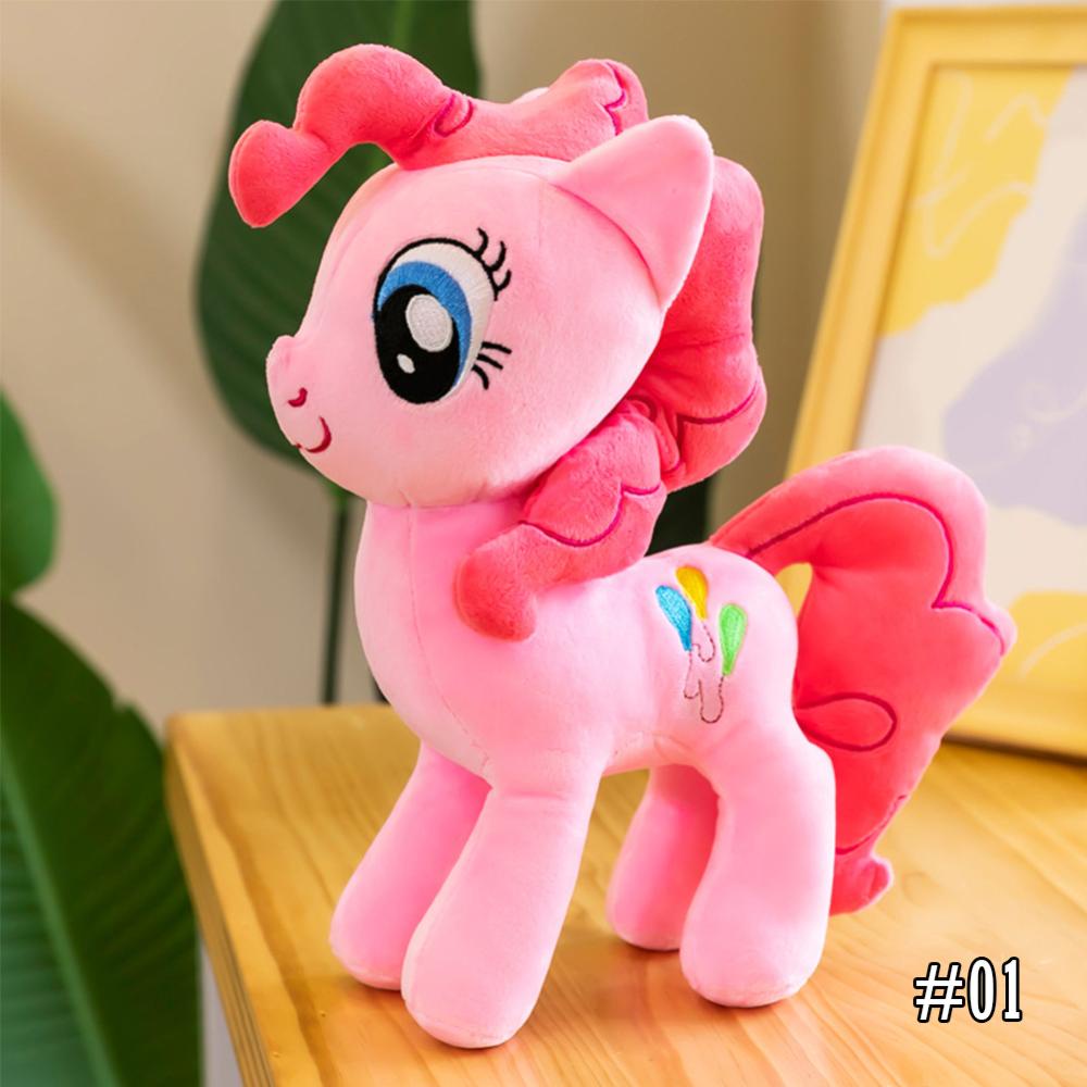 Timekey Mainan Boneka Stuffed Plush Kuda Pony Untuk Hadiah Ulang Tahun Anak Perempuan I9Y2