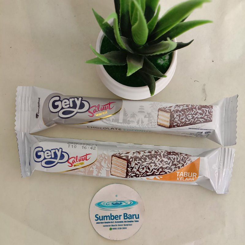 

GERY SALUUT WAFER /GERY SALUUT WAFER TABUR KELAPA /GERY SALUUT WAFER COKELAT KELAPA