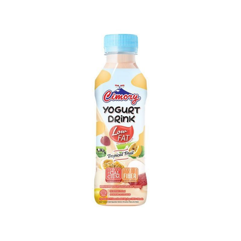 

Cimory Yogurt Drink 250ml Low Fat Tropical Fruit/Botol