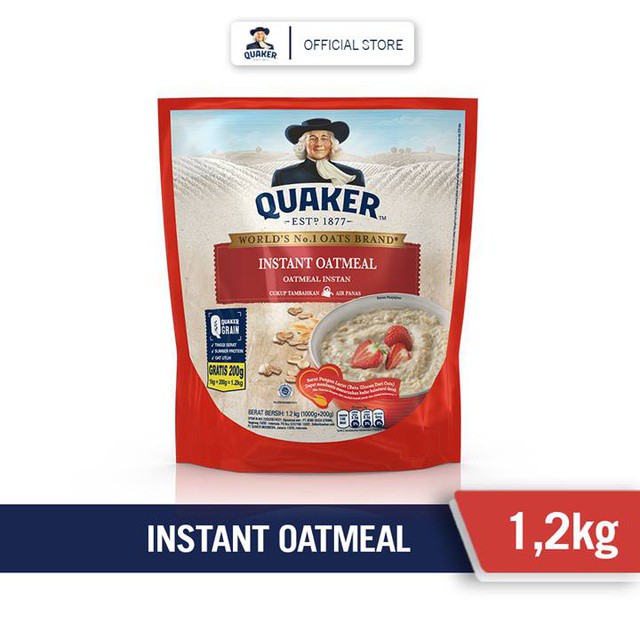 

QUAKER INSTANT OATMEAL 1200Gr / 1,2 Kg