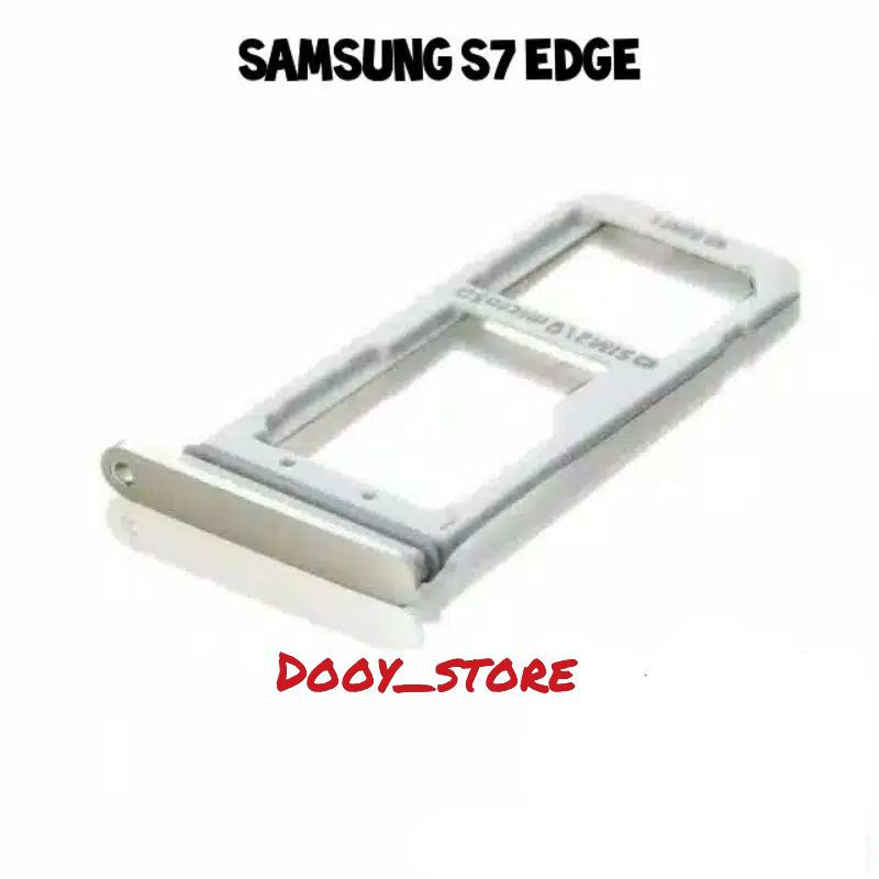 SIMTRAY SIMCARD SIMLOCK SAMSUNG S7 EDGE - TEMPAT KARTU SIM SLOT SIM CARD ORIGINAL