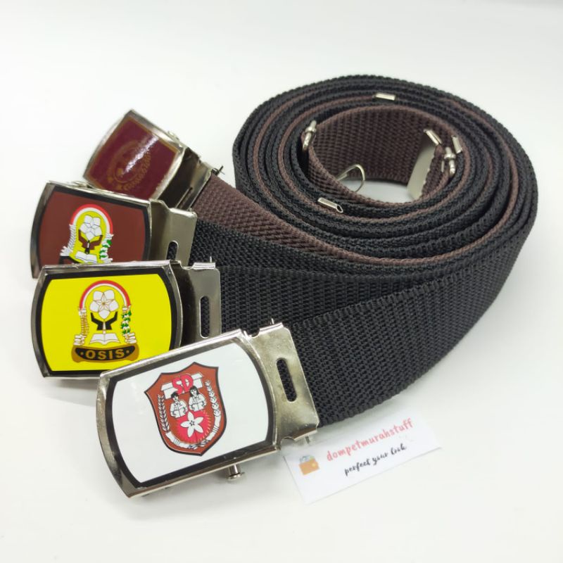 IKAT PINGGANG SEKOLAH SD/MI/SMP/SMA/PRAMUKA/POLOS PANJANG TALI BIG SIZE MURAH