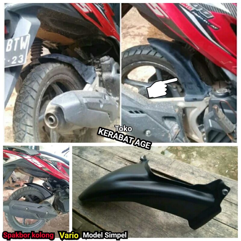 Spakbor kolong vario 125 old model simpel Custom hugger sepakbor