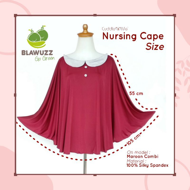 Cuddle Me Nursing Cape Apron Menyusui Bayi Newborn Nyaman SNI Ergonomis