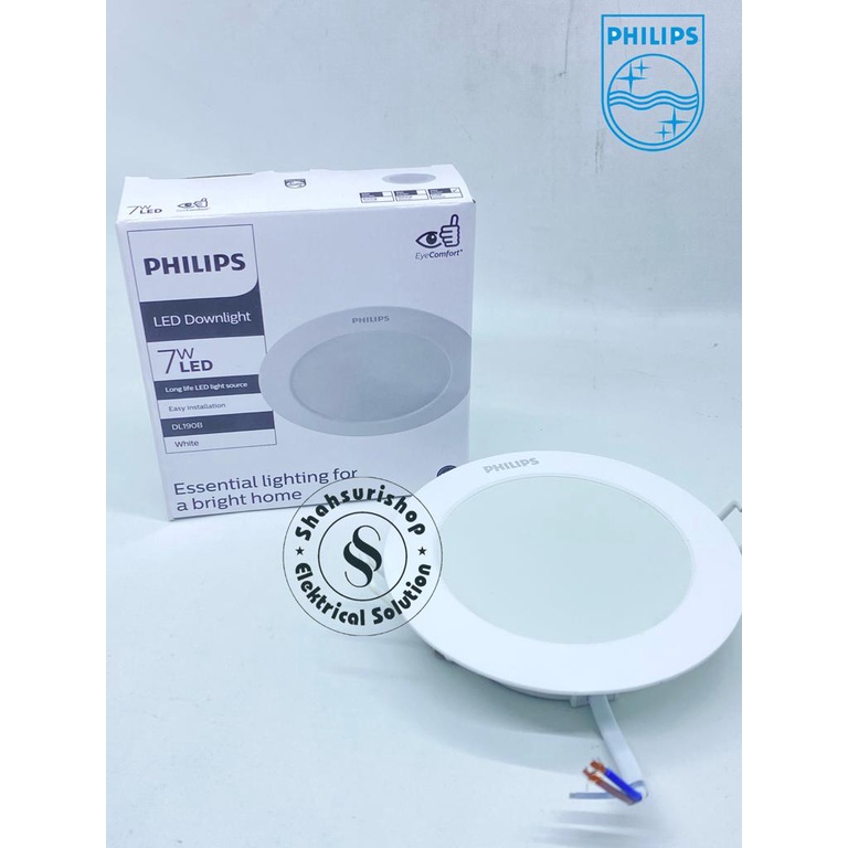 LAMPU DOWNLIGHT LED PHILIPS ERIDANI G2 DL190B 7W 7 WATT 4 INCH
