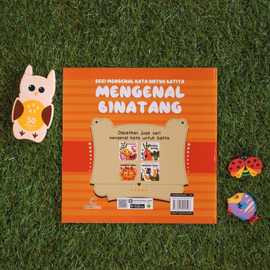 BUKU ANAK : Mengenal Binatang : BUKU BALITA / BUKU BATITA / Buku Edukasi Anak-2