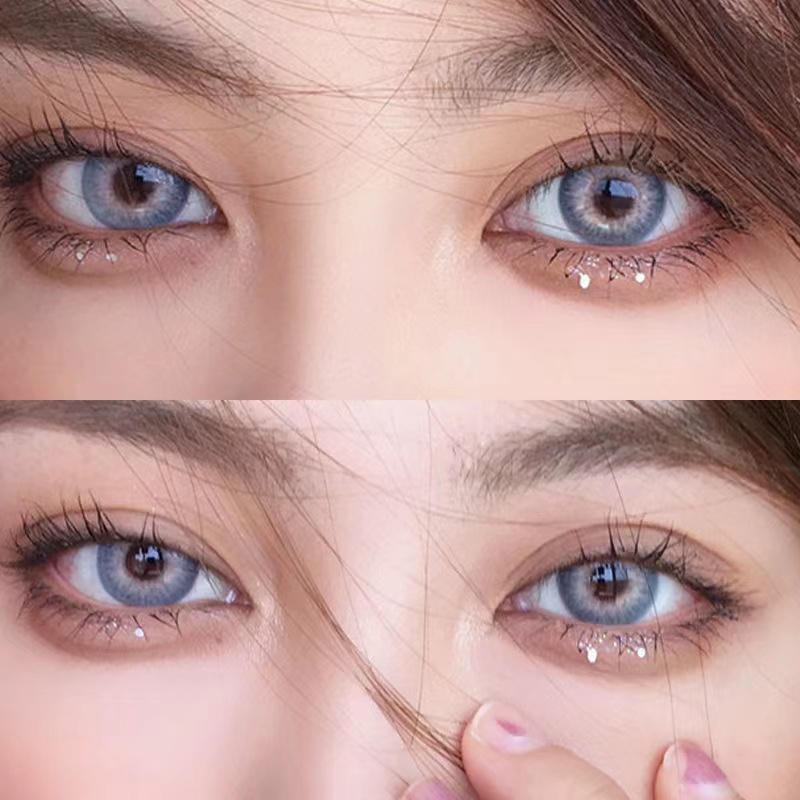 ✔️100%  Soflen Model Terbaru 2023 Softlens Murah 1 Pasang Lensa Kontak Warna Diameter 14.2MM Softlens Mata Soflent Normal Soflens Korea Aesthetic Depkes Soflen