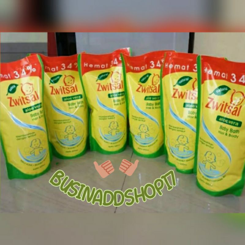 Zwitsal Baby Bath Hair Body Aloe Vera 450 600ml Free Botol Lock n Lock Switsal Shampo