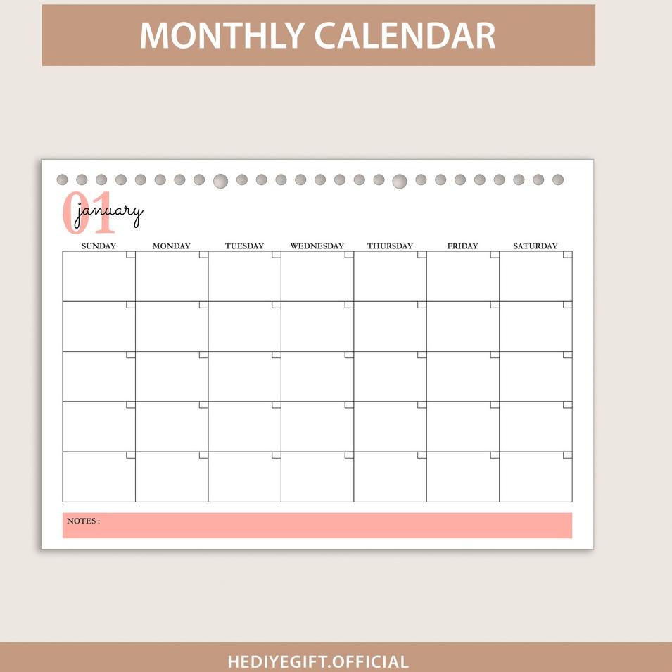

Trend Produk Bulan A5 Loose Leaf I Monthly Calendar ♉ . ♉ 98