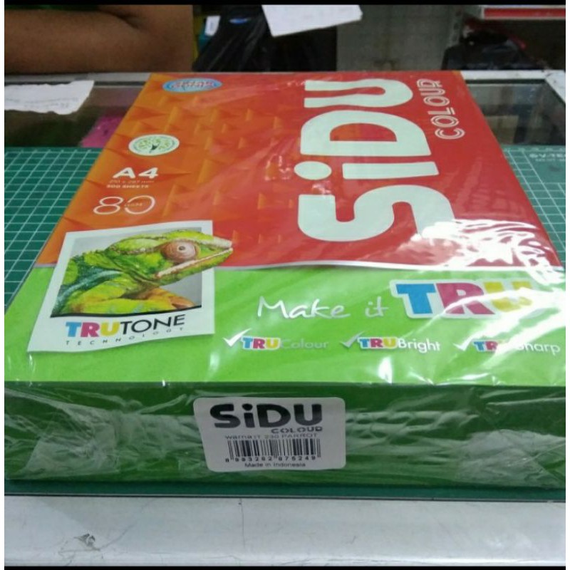 

Kertas Warna SIDU A4 80gr IT 230 Parrot