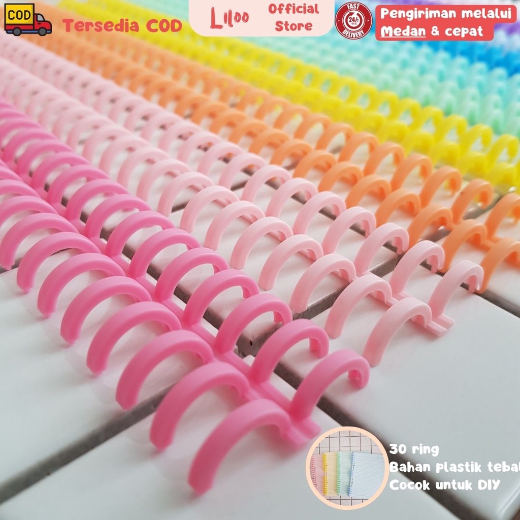 

Ring Flashee Binder DIY Spiral Binder Strip Loose Leaf Binding Strip
