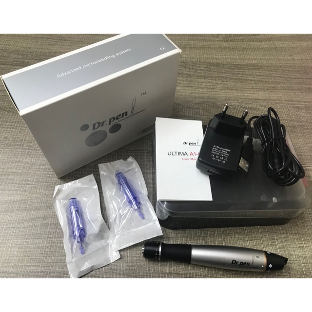 Dr Pen Ultima A1-C auto microneedle system alat penetrasi serum bbglow, scar, stretch mark