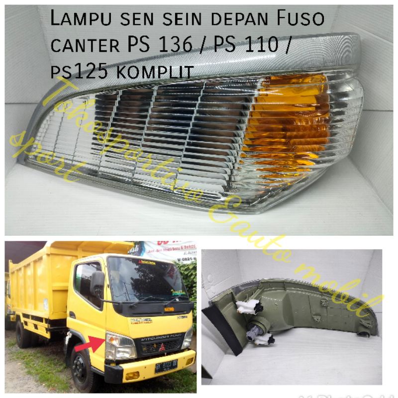 Lampu Sen sein reting Assy Canter Fuso PS136 PS110 PS125 PS 136 komplit