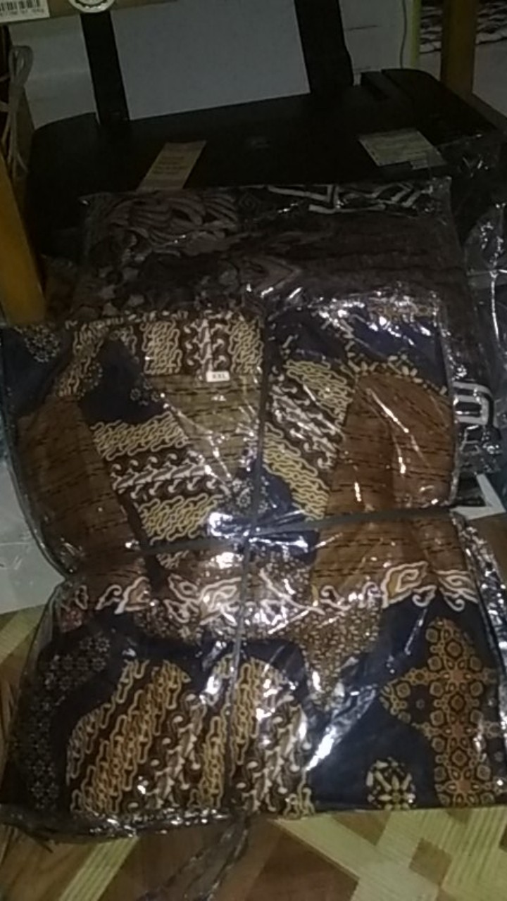 Size M L Xl Xxl Bswart Batik Hrb026 Kenongo Hem Pendek Padi Pekalongan M L Xl Xxl