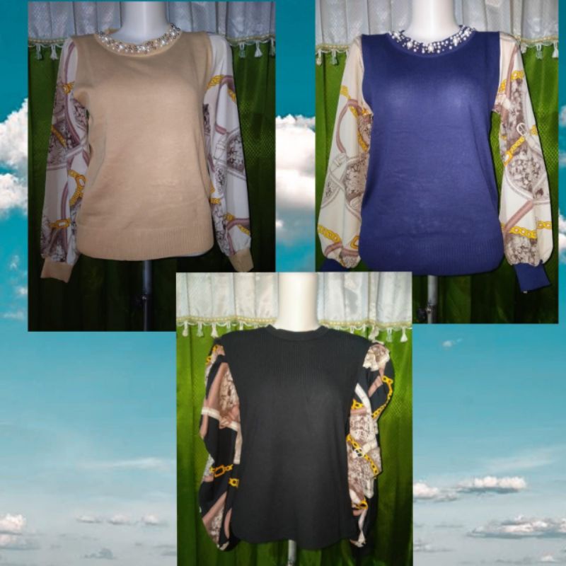 baju lengan balon /baju balon