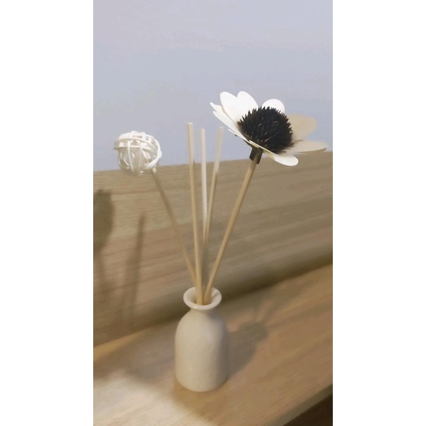 MPRO Reed Diffuser Device Pengharum Ruangan Parfum Essential oil Stick 50ml Parfum Kamar Aromatherapy Rattan
