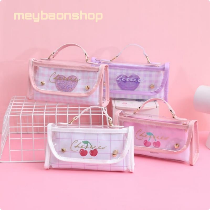 

Tempat Pensil Aestetic/Portable Tas Fashion Kapasitas Besar